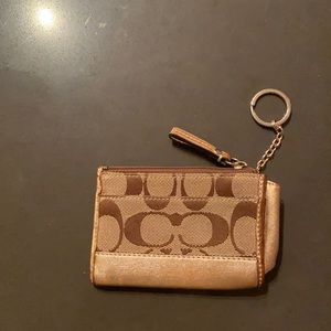 Coach wallet keychain